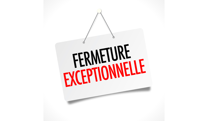 Fermeture de janvier – Nous sommes tous perdants !!!