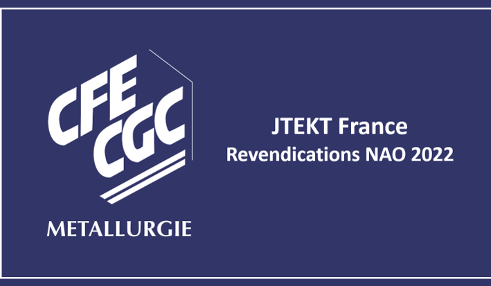 Revendications NAO – CFE-CGC